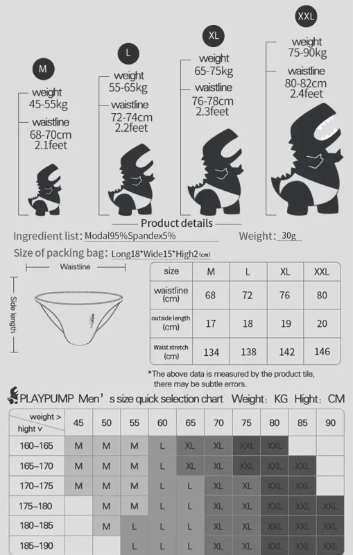 1/6Pcs Modal Sexy Mens Underwear Briefs Breathable Print Men's Panties Men Brief Bikini Underpants Sissy Large Crotch Man Trunks — image 17