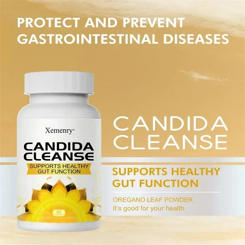 Candida Cleanse - Προωθεί τον καθαρισμό και την αποτοξίνωση του εντέρου Βελτιώνει την πέψη και ανακουφίζει από τη δυσκοιλιότητα και το φούσκωμα — image 3