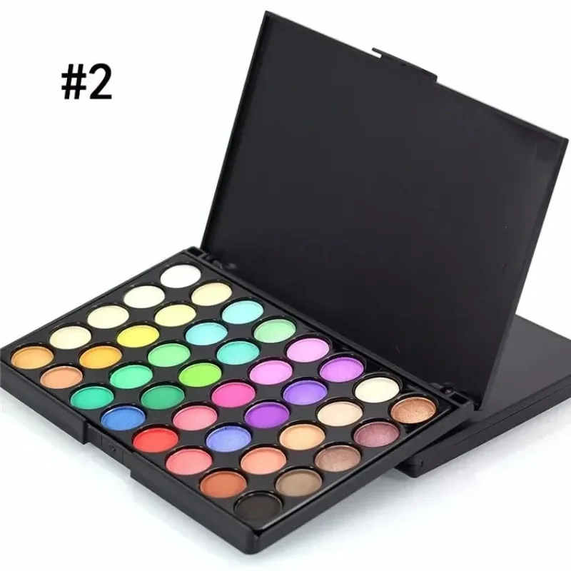 Pearlescent 15/40 Color Eyeshadow Palette High Saturation Eye Shadow Plastic This European American Hot Selling Spot Earth Color