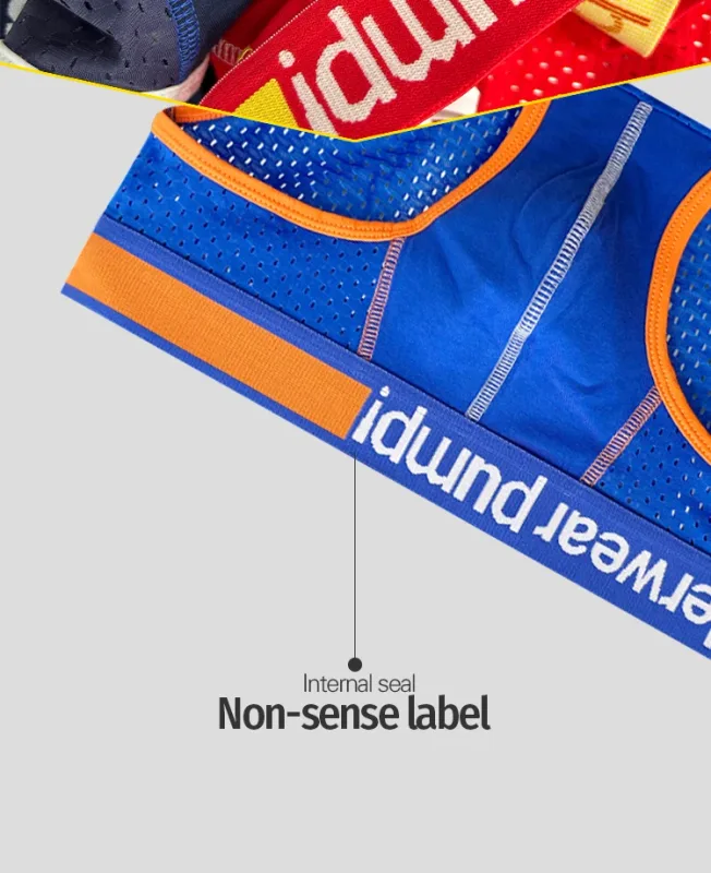 Men's Low Waist Slimming Mesh Briefs U Convex Pouch Elastic Waistband Breathable Colorful Jockstrap Underwear — image 13