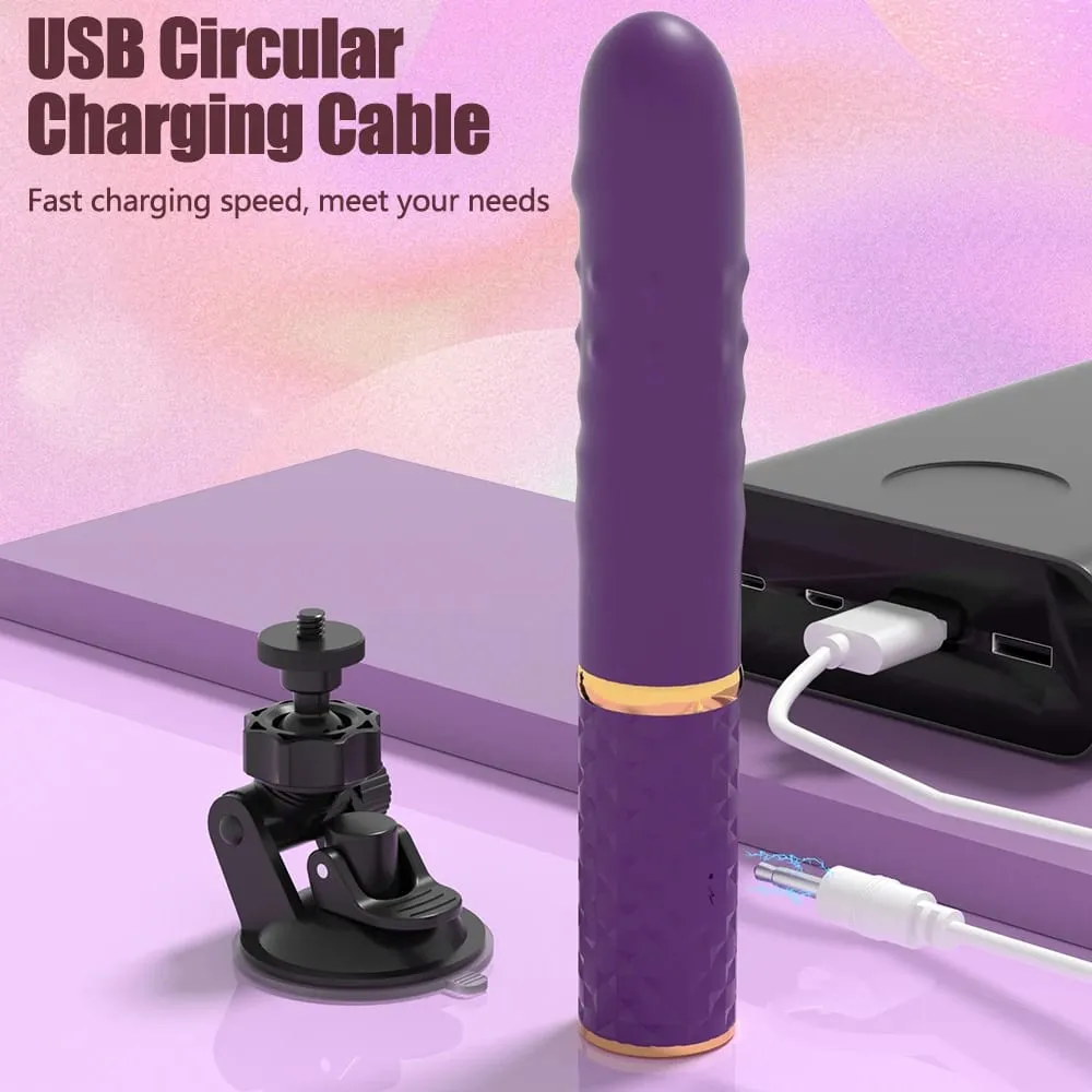 Αυτόματη ώθηση G Spot Dildo Sex Machines Δονητής βεντούζας 10 Thrusts Τρόπος ώθησης Κλειτορική πρωκτική διέγερση κόλπου Παιχνίδια για ενήλικες — image 4