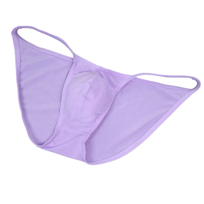 Men Fashion Ribbing Sexy High Fork Underwear Briefs U Convex Pouch Low Rise Man Comfortable Underpants Quick-drying — image 26