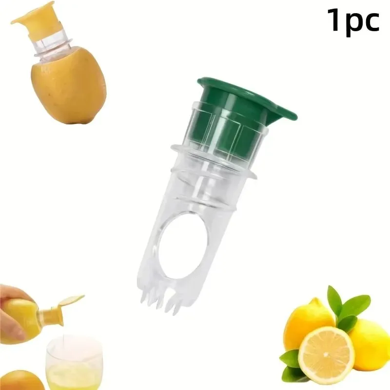Εγχειρίδιο New Screw Top Lemon Juicer Mini Manual Lemon Squeezer Portable Lemon Juicer With Lid Squeeze Lime for Cocktails Πλαστικό Εγχειρίδιο — image 12