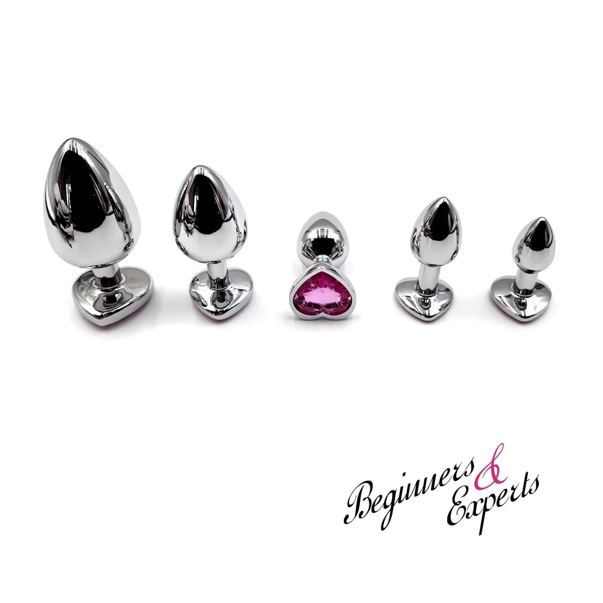 Heart Base Mini Smooth Metal Anal Plug Beginner Butt Plug Masturbation Stimulator Tool Sex Massager Adult Sex Toys For Man Women — image 6