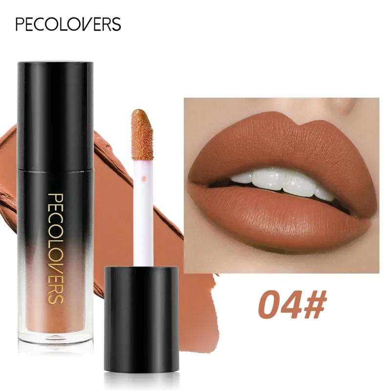 Πολλαπλών χρωμάτων Matte Velvet Lip Gloss Αδιάβροχο Αντικολλητικό Κύπελλο λείο κραγιόν για εφαρμογή υψηλής απόδοσης χρωμάτων — image 19