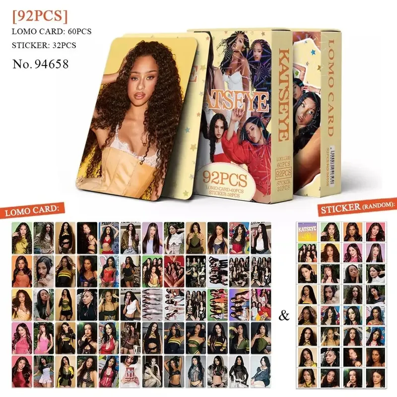 92 ΤΕΜ Kpop Hot Idol MANON SOPHIA DANIELA LARA MEGAN YOONCHAE Self Made HD Lomo Cards Fans Collection Photocards Gifts Small Cards — image 5