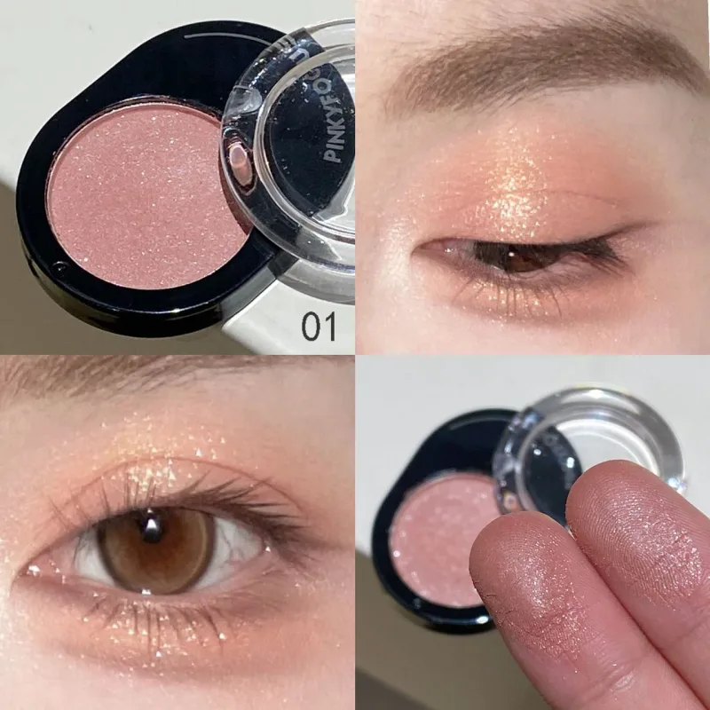 Καλλυντικά 12 χρωμάτων Diamond Shining Eyeshadow Cosmetics Μεγάλης διάρκειας Μεταξένια Εύκολη Χρωματισμός Παλέτα μακιγιάζ με σκιές ματιών φωτεινή μαργαριτάρι — image 8