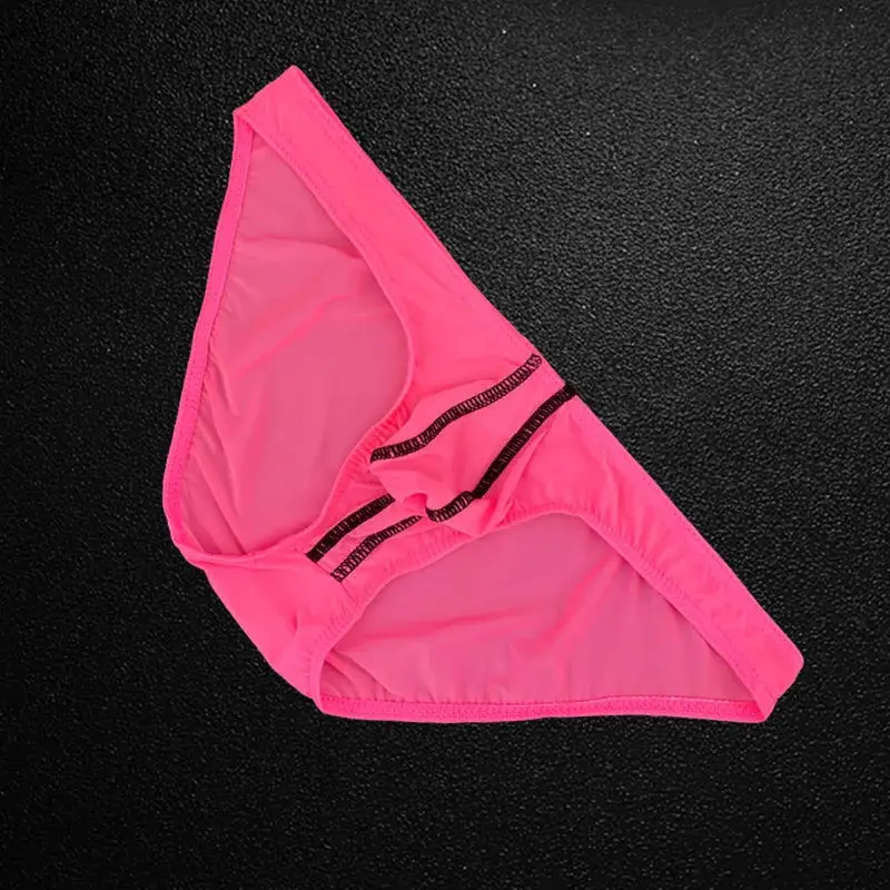 กางเกงในบุรุษผ้าไหมน้ำแข็ง Ultra บางชุดชั้นในเซ็กซี่ U Bulge POUCH กางเกงชาย Elastic Comfort Quick Drying กางเกงยีนส์กางเกง — image 6