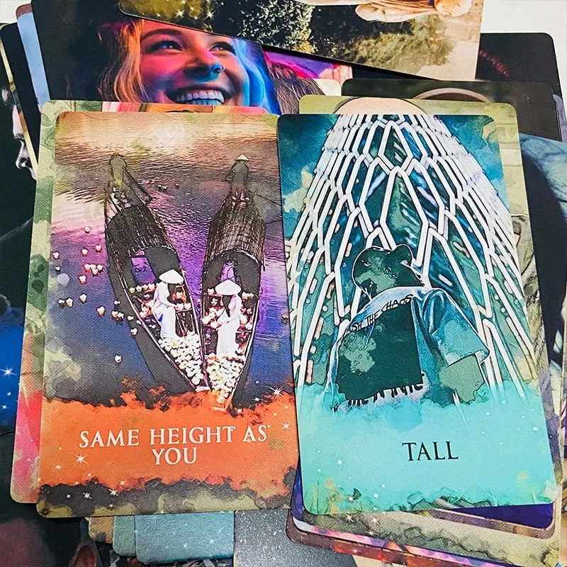 Who Is It Oracle Cards 78 Cards Divination Deck English Vision Edition Επιτραπέζιο παιχνίδι Ταρώ για πάρτι