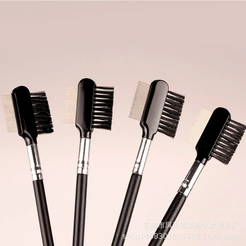 1pc Eye Brow Makeup Brush stainless steel Eyelash Comb Make Up Brushes Lashes 2 sides Grooming Beauty Cosmetic Tools multiple — image 4