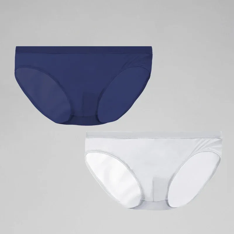 Ice silk underwear men's shorts summer breathable ultra-thin low waist trend personality SAO small triangle underwear bottom