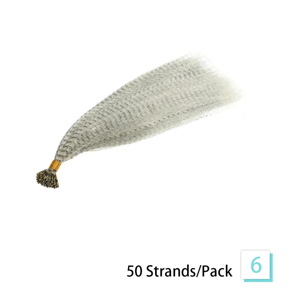 תוספות שיער נוצות סינתטיות 16 אינץ' 50 גדילים/חבילה תוספות שיער צבעוניות תוספות נוצות שיער צבעוניות לנשים — image 12