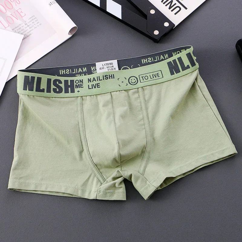 [Bloom the love] Marca Solid 1 pz/3 pz Boxer Uomo Intimo Cotone Boxershort Mens Boxer Uomo Cuecas Masculina Taglia M-3XL nl-112