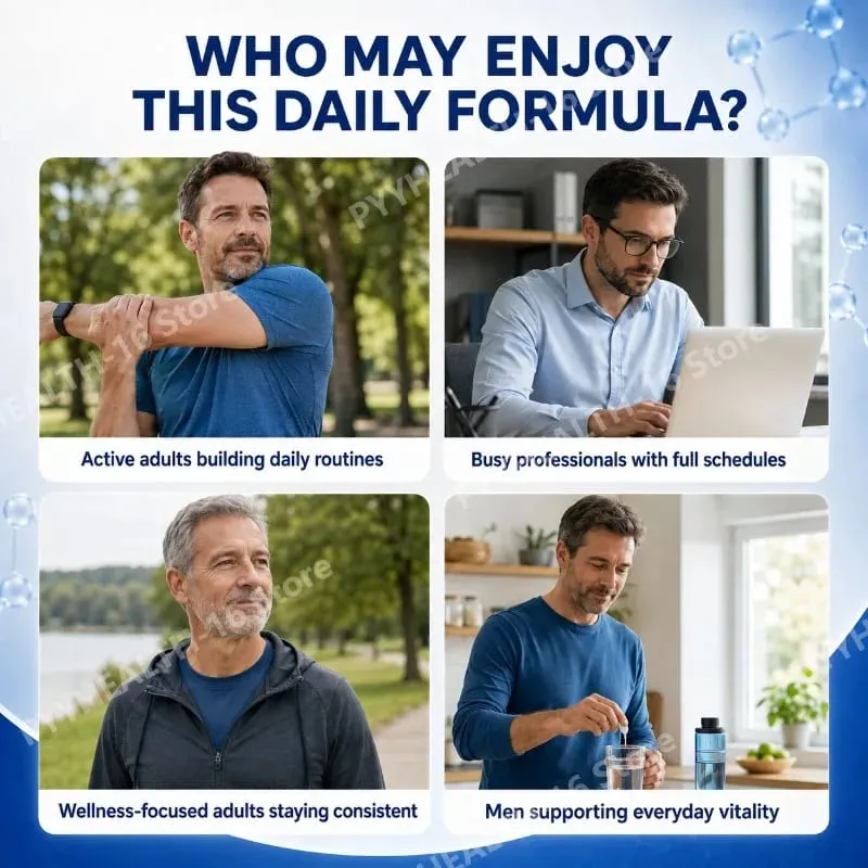 NAD+ Férfi Komplex Kapszula Cellular Energy Support Resveratrol Maca Prosztata egészségének és vizeletürítési kényelmének támogatása 60 kapszula — image 5