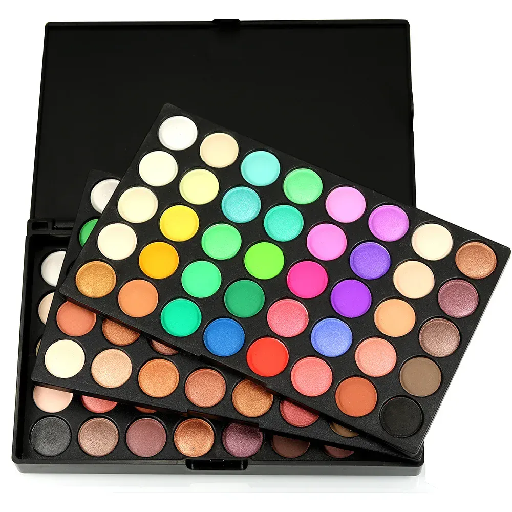 120 Χρώματα Gliltter Eyeshadow Matte Shimmer Make Up Palette Μεγάλης διάρκειας Αδιάβροχη Σκιά Σκιών Μακιγιάζ Cosplay Eye Shadow Cosmetics — image 2