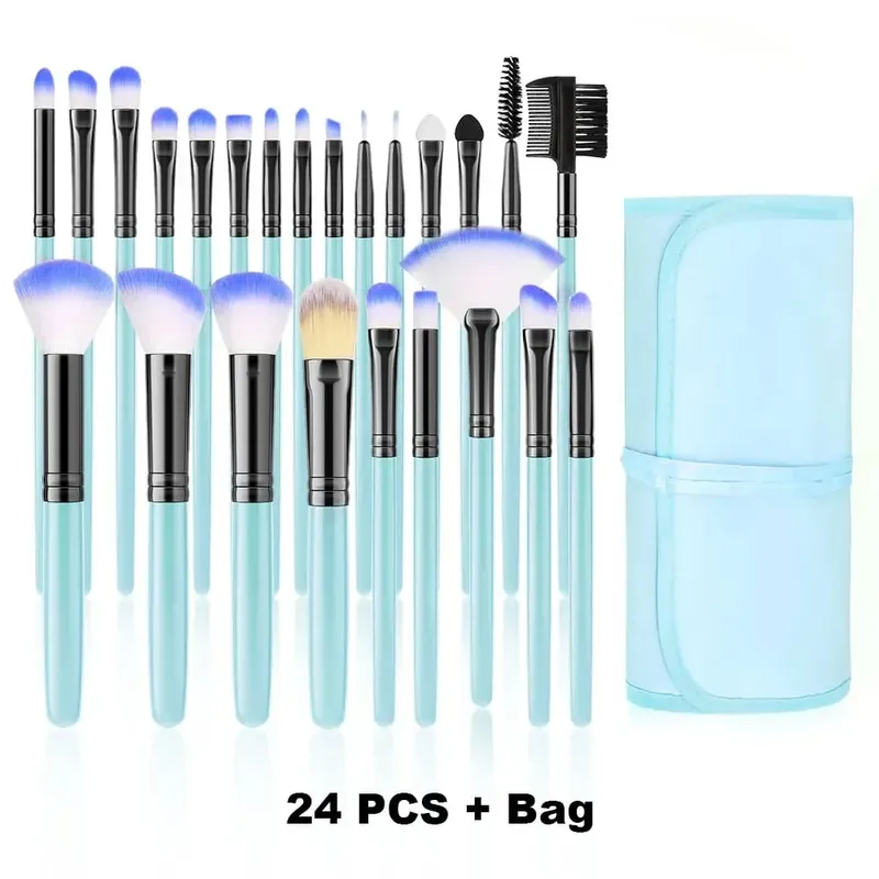 סט מברשות איפור חדש 10/32 יחידות Soft Fluffy Powder Foundation Contour סומק קונסילר צלליות מיזוג סימון כלי יופי