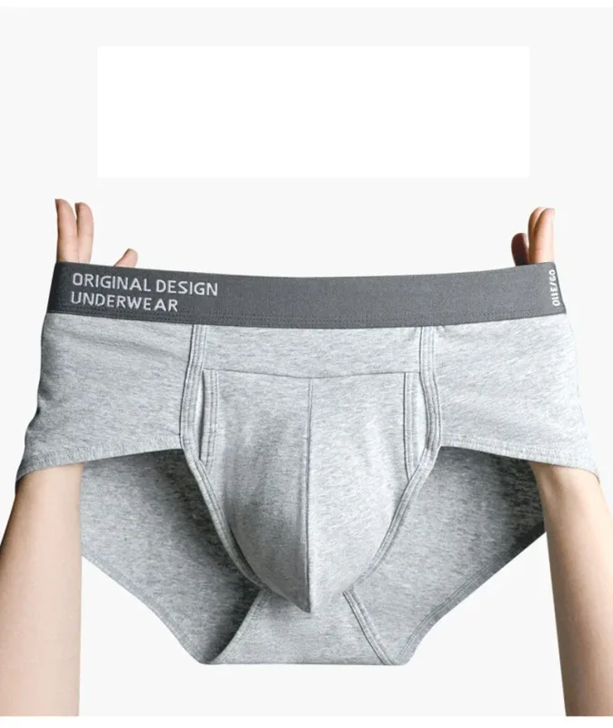 Men's Cotton Briefs High Quality Comfortable Underpants Breathable Soft Underwear Male Large Size U Bulge Pouch Panties Cueca — image 13