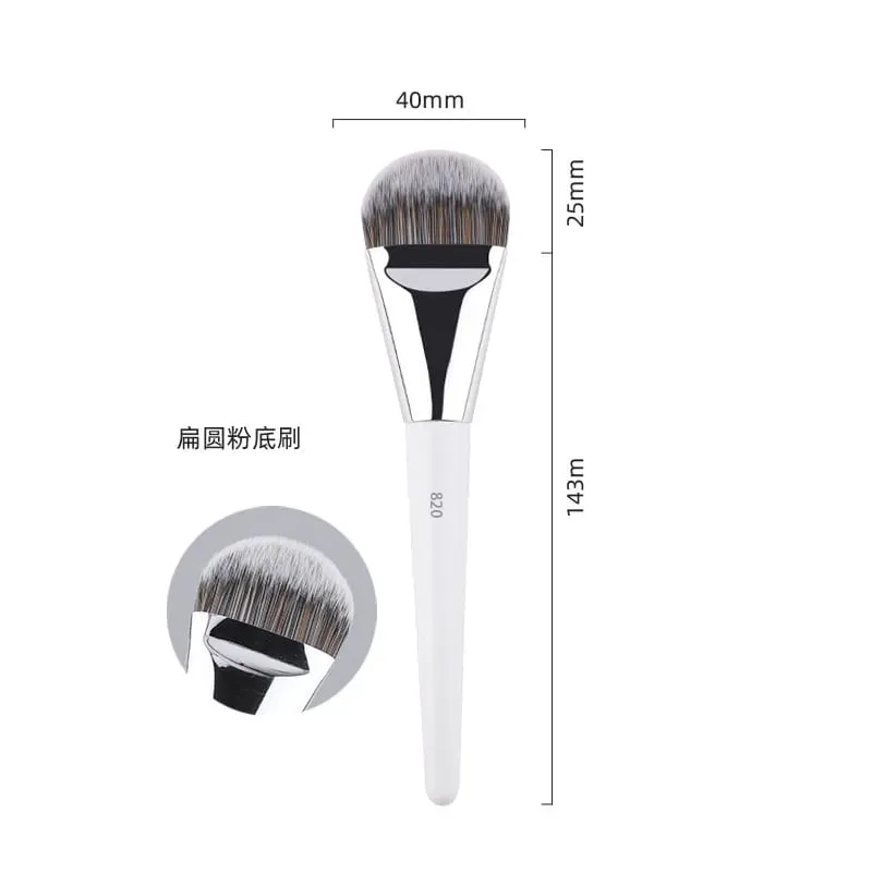 1pc White Powder Makeup Brushes 3D Liquid Foundation Base Make up Brush Eyeshadow blending Detail Face Eye Concealer Beauty tool — image 33