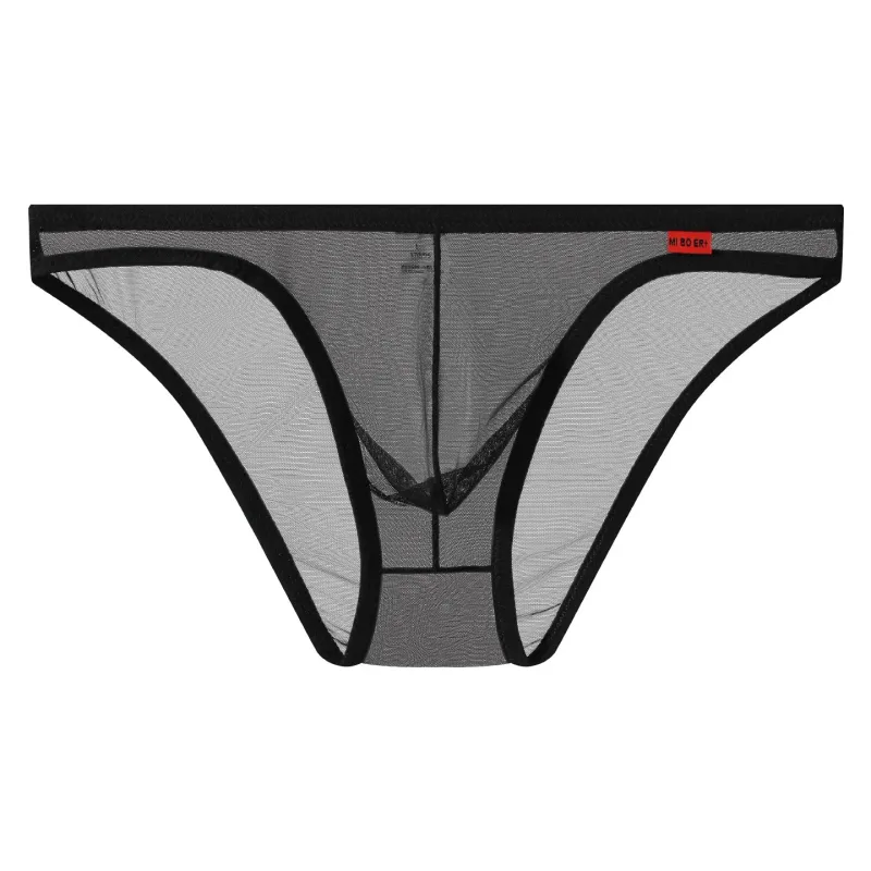 Men's Underwear Ultra-Thin Mesh Transparent Triangular Briefs Sexy Underpanties — image 5