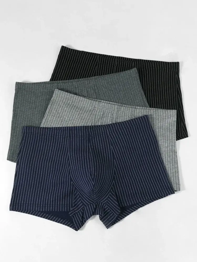 Men's pure cotton underwear. Simple-style men's cotton boxer shorts, thin style for summer, suitable for men's sports, comf — image 3