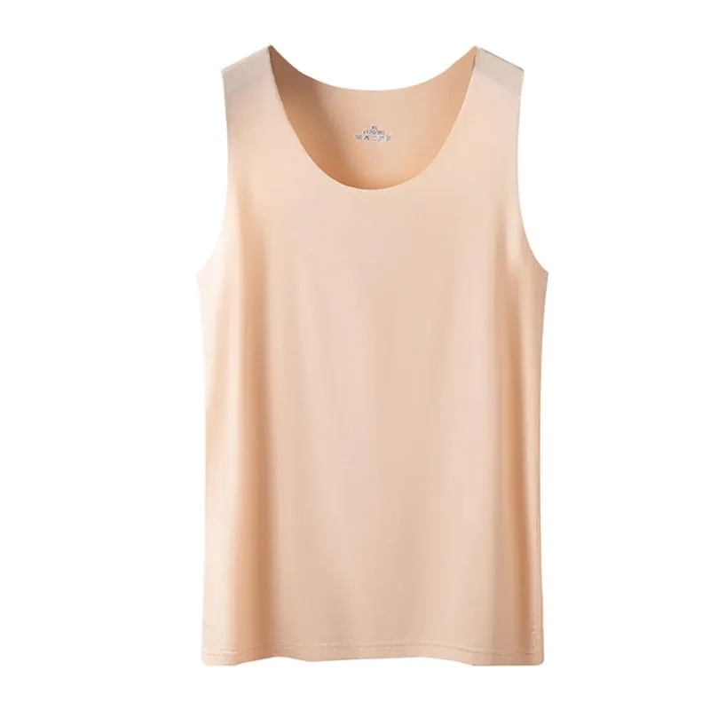 Γυναικείες Summer Ice Silk Χωρίς ραφή Top Basic Αμάνικο O-Neck Racerback Αθλητικά λεπτά πουκάμισα Απλό μονόχρωμο Yoga Quick Dropship