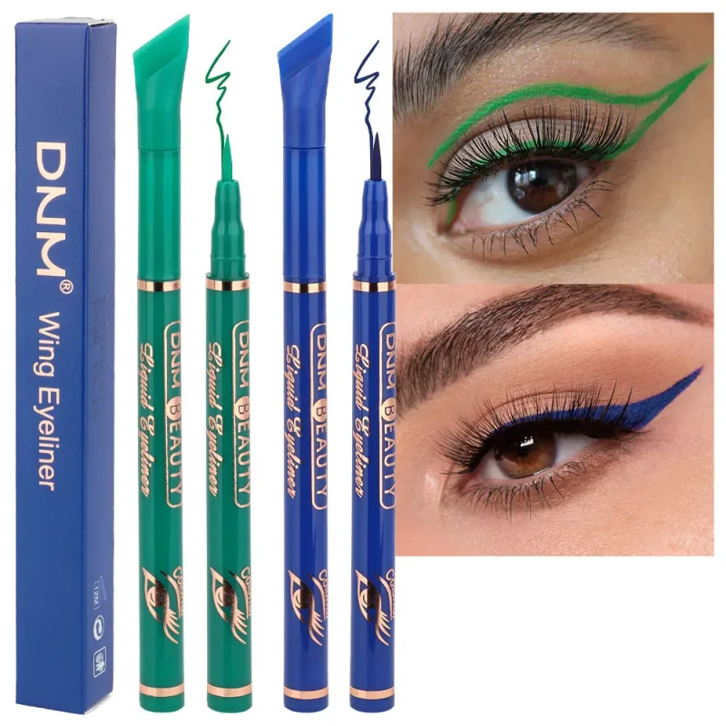 12 Colors Matte Liquid Eyeliner Pen Black Purple Makeup Waterproof Quickly Drying Smooth Ultra-thin Eye Liner Wing Tips Cosmetic — image 3