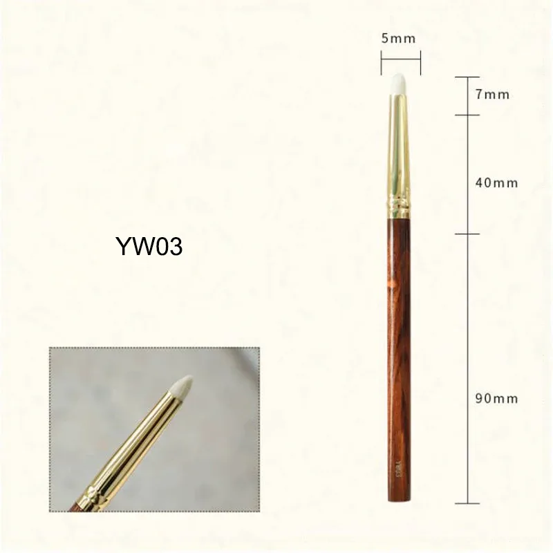Professional Handmade Make Up Brush 1PC Eyes Shadow Blending Brush Saibikoho Goat Hair African Rosewood Handle Makeup Brushes