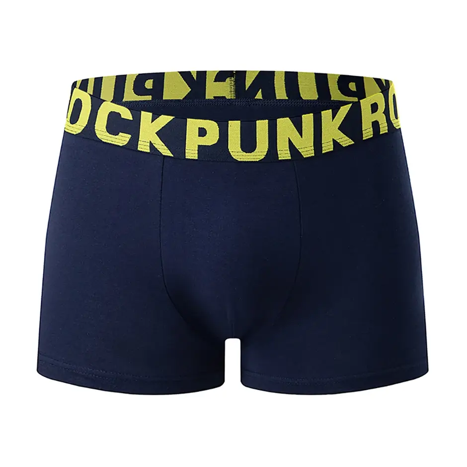 4/10 Piece Set Of Multi-color Men's Underwear Comfortable And Soft Cotton Flat Angle Pants Elastic Waist Sports Base Shorts — image 6