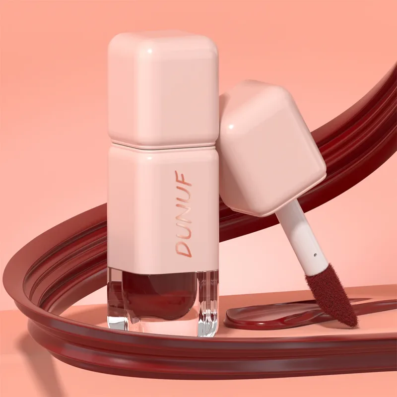 Glossy Lip Gloss Mirror Water Lip Tint Long Lasting Non-sticky Cup Liquid Lipstick Moisturizing Nude Red Brown Lip Makeup