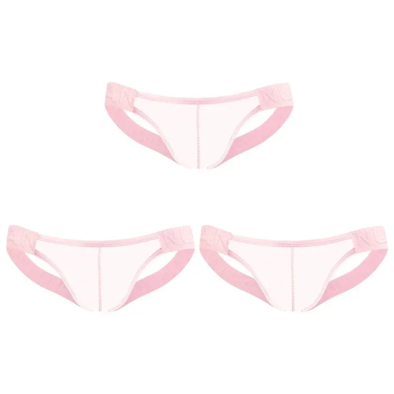 Trendy Men's Thong Comfortable Passionate Fitness Underwear Show Buttocks Personality Transparent Men Summer Triangle Brief — image 23