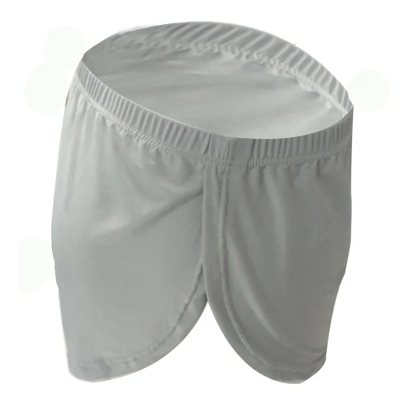 Homme culottes sous-vêtements boxeurs respirant hommes Boxer pyjamas côté fendu caleçon Cueca Homem Shorts vêtements de nuit — image 8