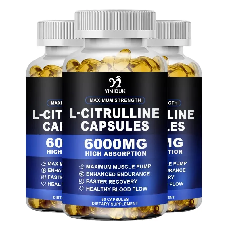 Κάψουλες L-Citrulline Μέγιστης Αντοχής Υποστηρίζουν τα Αιμοφόρα αγγεία Αντοχή Μυϊκό Πόνο για Bodybuilding & Προπόνηση Ενδυνάμωσης — image 9