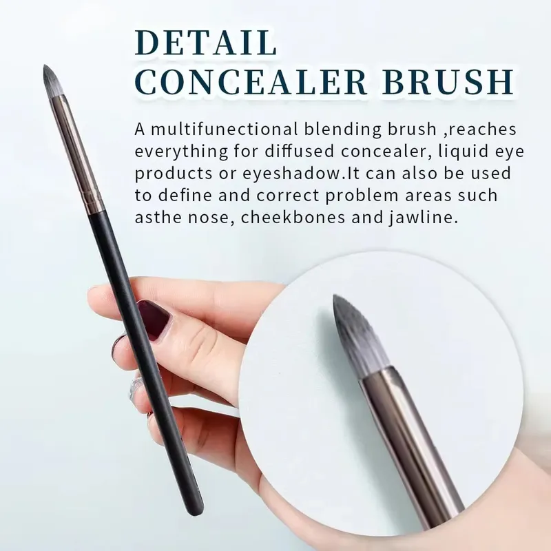 1 τμχ Πτυσσόμενο πινέλο ρουζ Kabuki Foundation Brush Soft Fluffy Powder Contour Brushes Makeup Φορητά εργαλεία μακιγιάζ — image 12