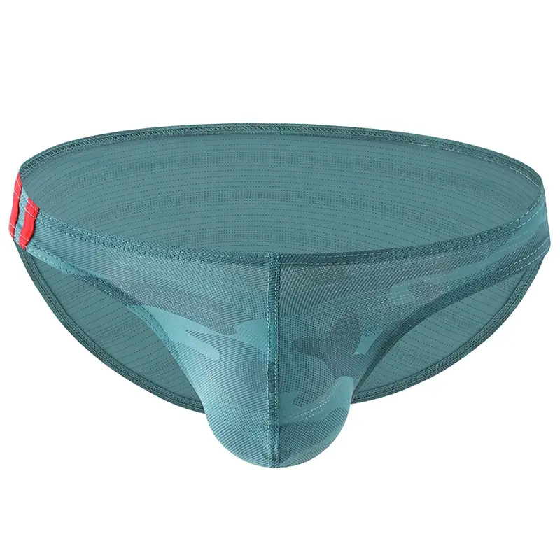 Men's Underwear Breathable Panties Fashion Printed Underpants Low Waist Lingerie Briefs — image 10