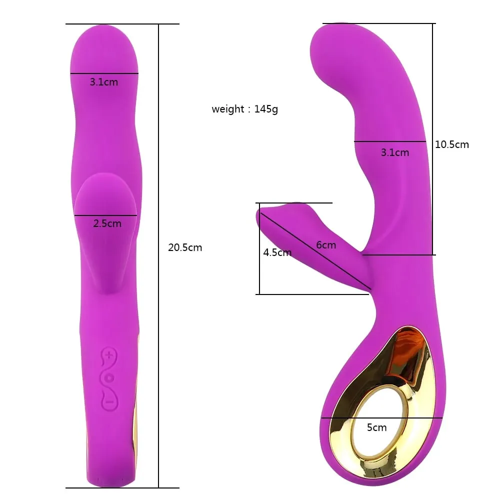 Rabbit G Spot Vibrator for Women 10 Modes Orgasm Dildo Ισχυρός Αυνανισμός Κλειτορική Διέγερση Κολπικό μασάζ Παιχνίδια σεξ ενηλίκων — image 5