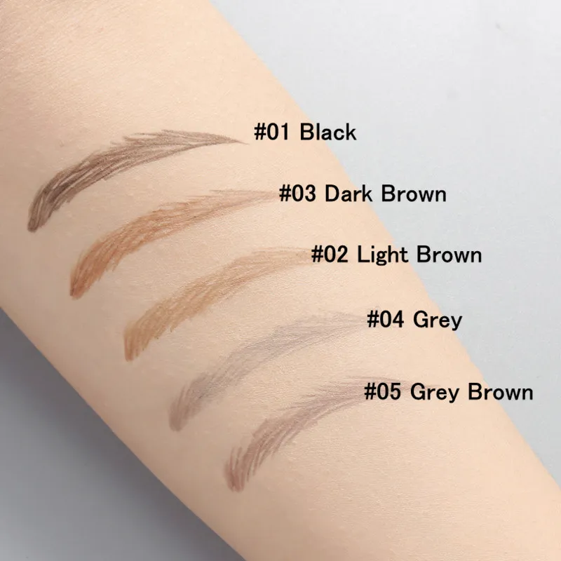 Στυλό φρυδιών Hard Microblading Brow Definer Enhancers Μολύβι Αδιάβροχο Εύκολο στην εφαρμογή Μακιγιάζ Φυσική απόχρωση άγριων φρυδιών — image 7