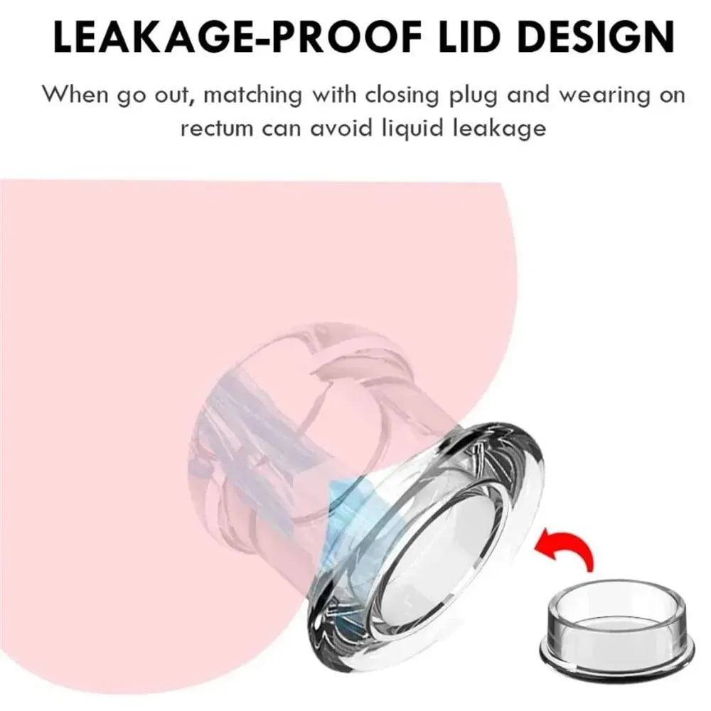 Hollow Anal Plug Silicone Butt Plugs with Stopper Anal Dilator Anus Tunnel Expansion Prostate Massage Sex Toys For Woman Men Gay