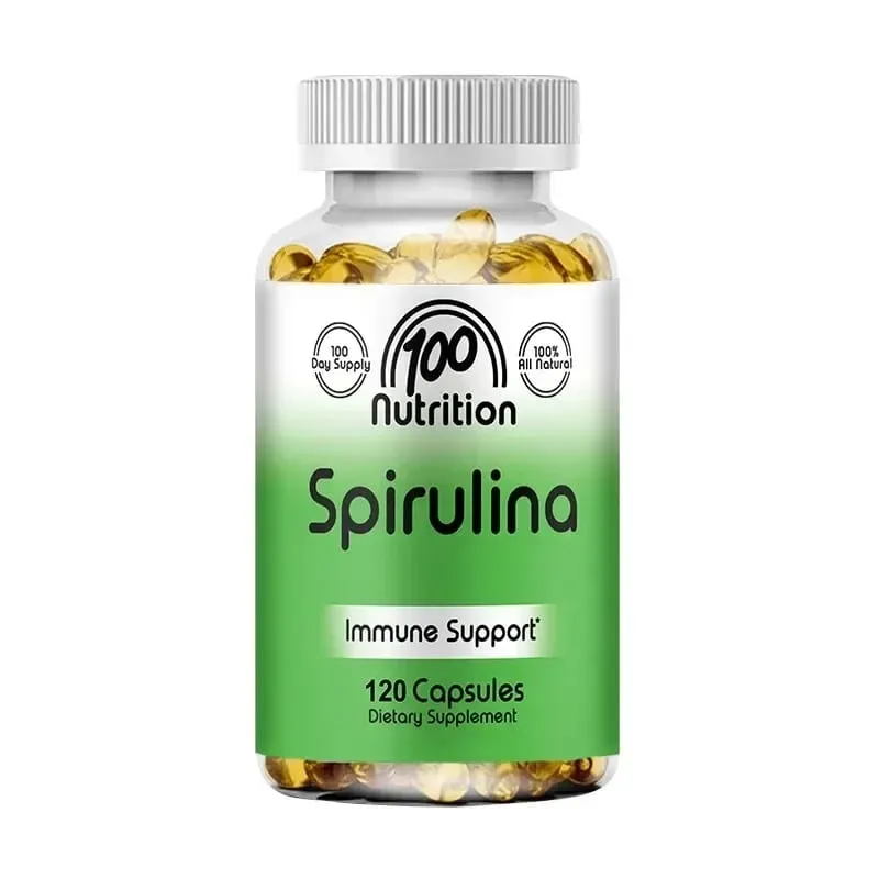 Organic Spirulina 2000 Mg Kiegészítő – segíti a méregtelenítést az immunrendszerben Szív- és érrendszeri antioxidánsok B-vitaminok — image 8