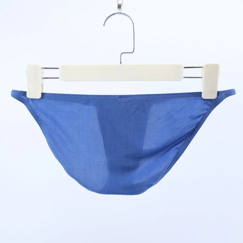 Men Fashion Ribbing Sexy High Fork Underwear Briefs U Convex Pouch Low Rise Man Comfortable Underpants Quick-drying — image 15