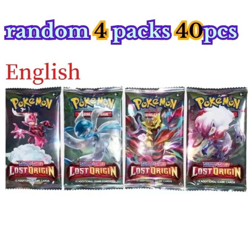 διασκέδαση 40 τεμάχια Pokemon Card Pack 4 Sets Sun Moon Violet 151 Αγγλικές κάρτες συναλλαγών Συλλεκτικά παιχνίδια Halloween Gift Fantasy Sci Fi — image 24