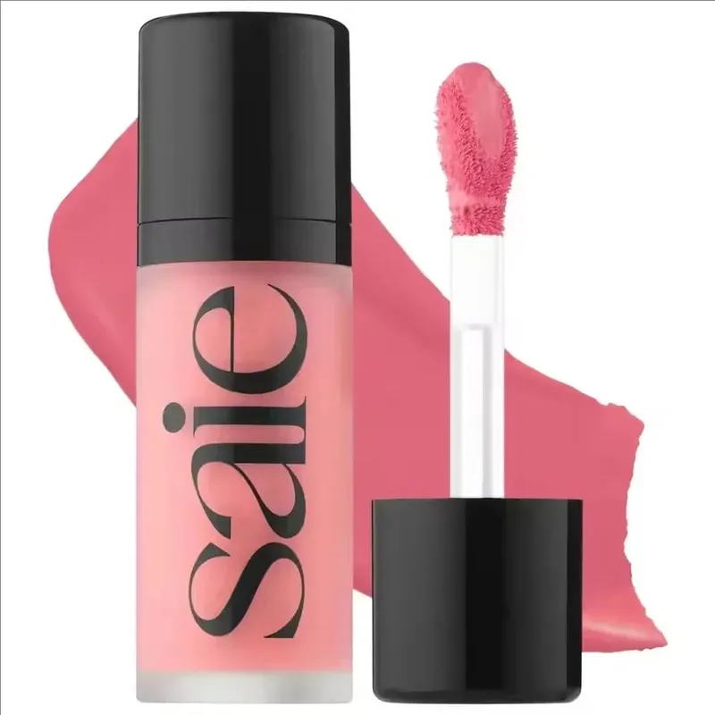 Fashion Saie Glitter Hydration Liquid Powder Blusher Moisturizing Liquid High Gloss Facial Contour Cream Products Makeup — image 13