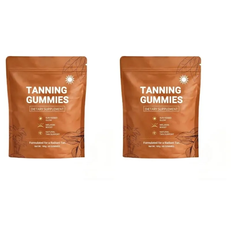 Γυναικείο μαύρισμα Gummies για γυναίκες Χωρίς Sunless Bronzing Glow Υποστήριξη Vegan Χωρίς Ζάχαρη, Μη ΓΤΟ Ασταξανθίνη & Λυκοπένιο 60 Αριθμός — image 11