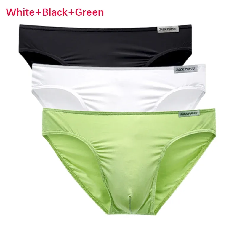 3PCS/Lot Men's Underwear Modal High Quality Soft Briefs Breathable Comfortable Youth Underpants Male Sexy U Bulge Pouch Panties — image 49