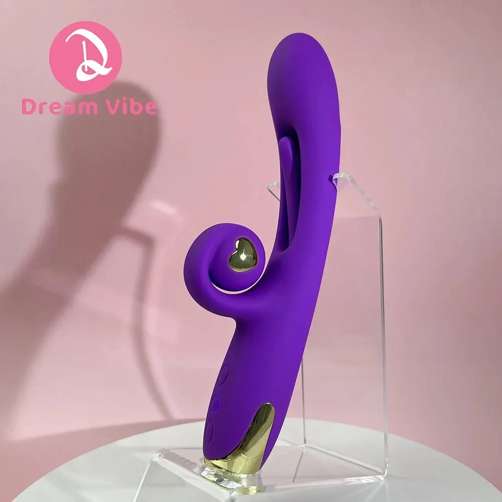 3 in 1 Snail Vibrator Flapping Tapping Tongue Flexiable Snail Penetration G Spot & Clitorial Sex Toy for Women Pleasure 18+ Toy