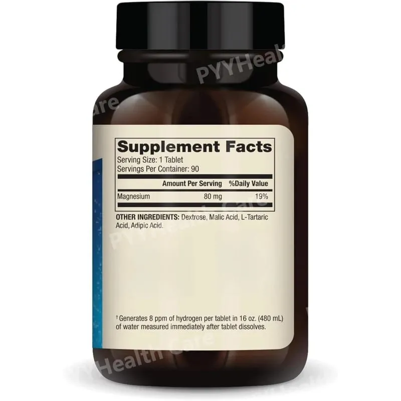 H2 Molecular Hydrogen - Supports Healthy Aging Cellular Energy & Brain Health - with Elemental Magnesium 90 Tablets — image 5