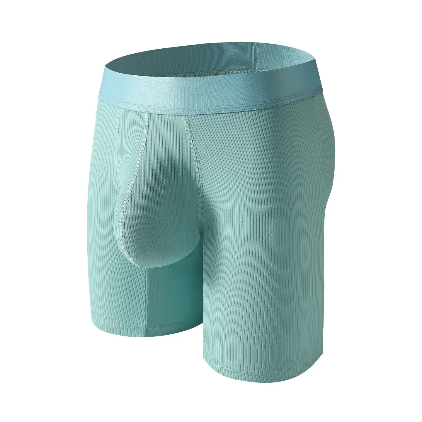Mens Underwear Boxer Shorts Hombre Soft Nylon Panites Man Breathable U Convex Pouch Extended Underpant Male Trunks Cueca L-XXL — image 8