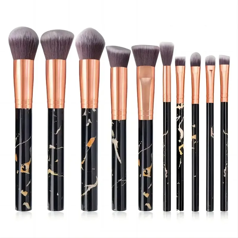 12Pcs Blue Makeup Brushes Set Professional Foundation Powder Blending Blush Concealer Synthetic Fiber Bristles Brush — image 7