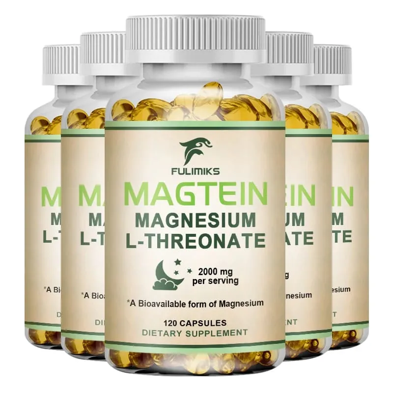 Magtein Magnézium L-Treonát Kiegészítő Klinikailag tanulmányozták az agy növelésére, a magnézium javítja a memóriát és a pihentető alvást — image 12