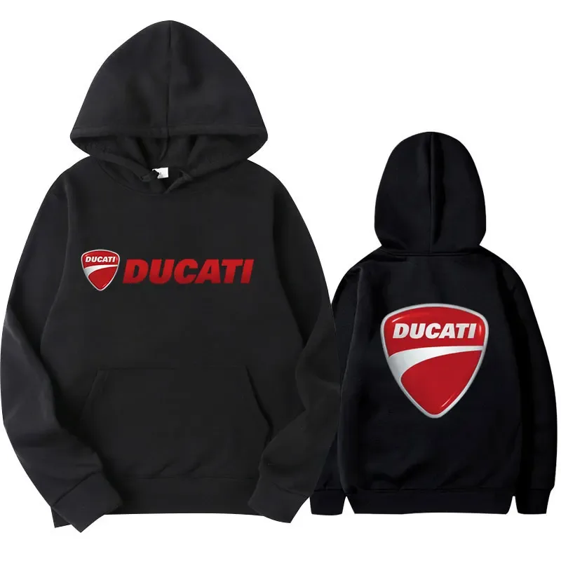 2026 DUCATIรถจักรยานยนต์Hoodiesเสื้อกีฬากลางแจ้งMotogpขี่จักรยานAll-Seasonพัดลมชุดชายเสื้อผ้าสตรี