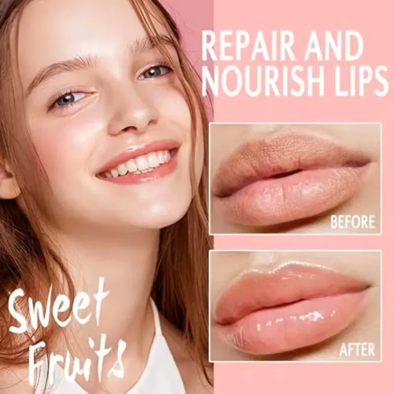 5,5 g Lip Sleep Mask Night Sleep Maintenance Ενυδατικό Lip Gloss Bleach Cream Θρεπτική Περιποίηση χειλιών Φράουλα Μέλι — image 3